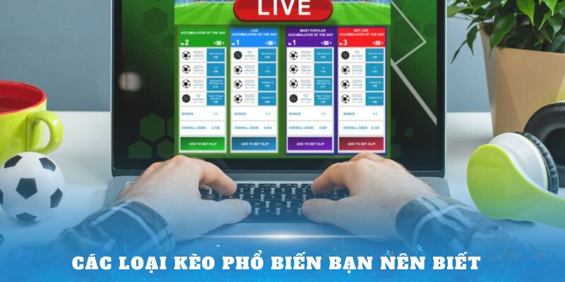 Các loại kèo phổ biến bạn nên biết