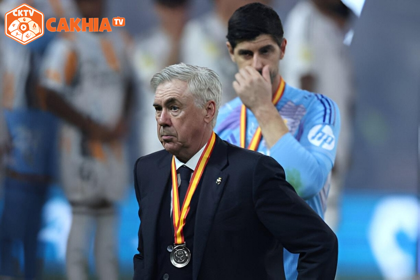 HLV Ancelotti thừa nhận thực tại bất ổn tại Real Madrid (Ảnh: Getty).